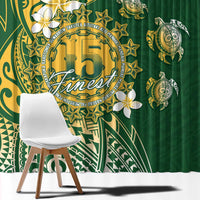 Cook Islands 15 Finest Window Curtain Plumeria Polynesian Turtle