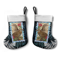 New Zealand Weka Christmas Stocking Maori Hen Koru Pattern