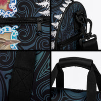 New Zealand Weka Duffle Bag Maori Hen Koru Pattern