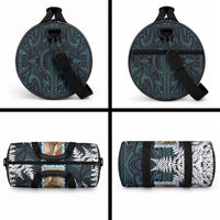New Zealand Weka Duffle Bag Maori Hen Koru Pattern