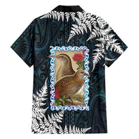 New Zealand Weka Family Matching Summer Maxi Dress and Hawaiian Shirt Maori Hen Koru Pattern