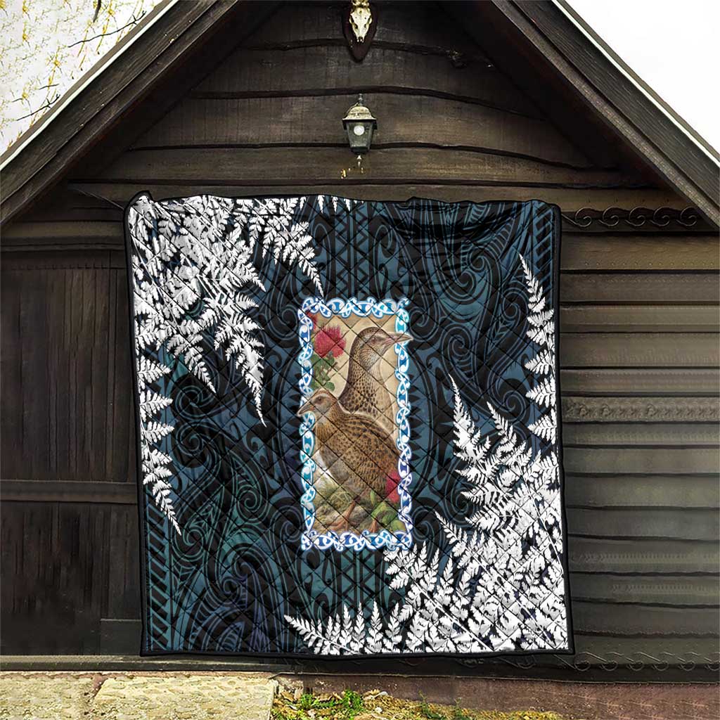New Zealand Weka Quilt Maori Hen Koru Pattern LT05 - Polynesian Pride