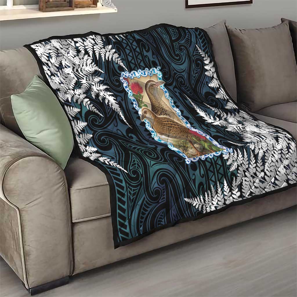 New Zealand Weka Quilt Maori Hen Koru Pattern LT05 - Polynesian Pride