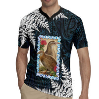 New Zealand Weka Rugby Jersey Maori Hen Koru Pattern - Polynesian Pride
