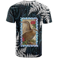 New Zealand Weka T Shirt Maori Hen Koru Pattern LT05 - Polynesian Pride
