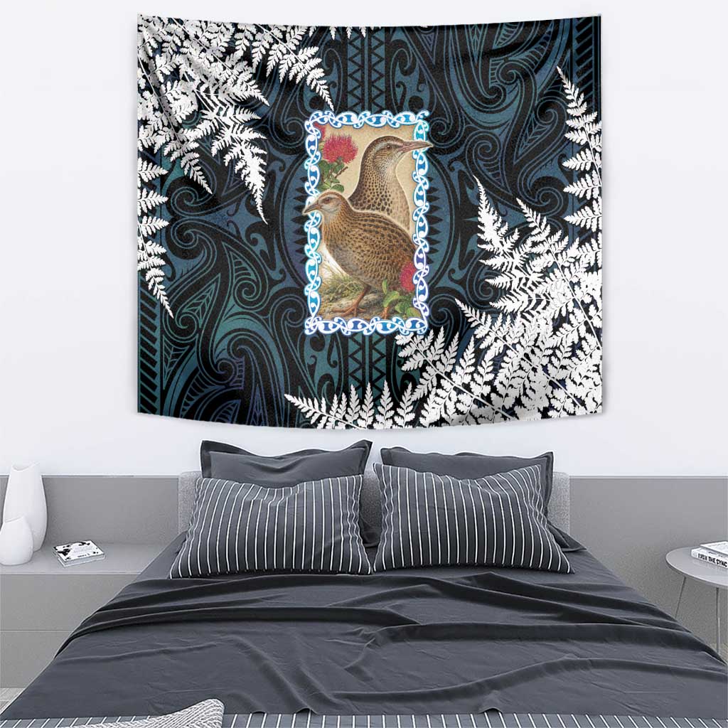New Zealand Weka Tapestry Maori Hen Koru Pattern LT05 - Polynesian Pride