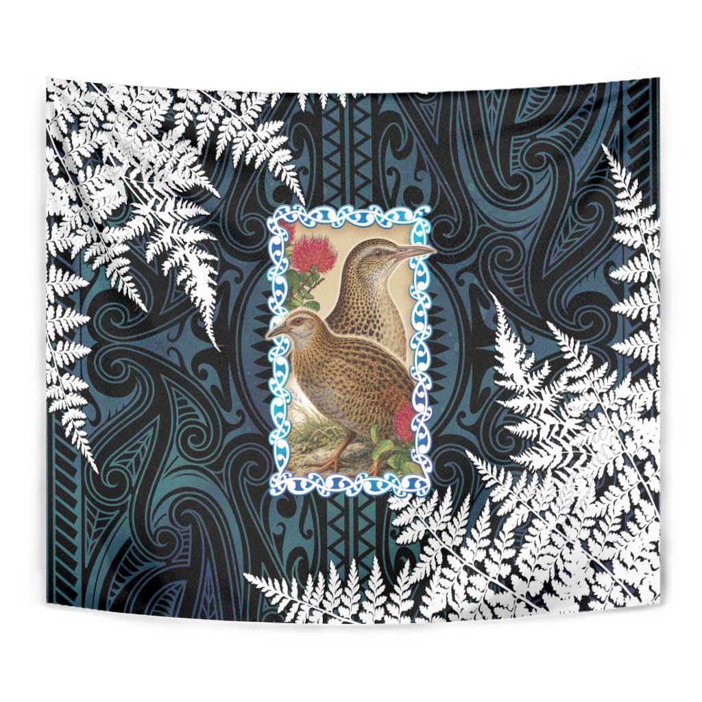 New Zealand Weka Tapestry Maori Hen Koru Pattern LT05 - Polynesian Pride
