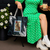 New Zealand Weka Tote Bag Maori Hen Koru Pattern - Polynesian Pride