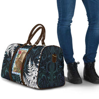 New Zealand Weka Travel Bag Maori Hen Koru Pattern - Polynesian Pride