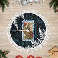 New Zealand Weka Tree Skirt Maori Hen Koru Pattern