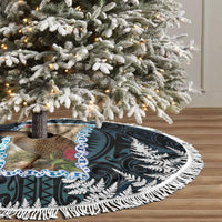 New Zealand Weka Tree Skirt Maori Hen Koru Pattern