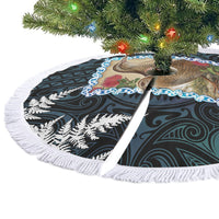 New Zealand Weka Tree Skirt Maori Hen Koru Pattern