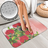 New Zealand Fantail Bathroom Set Maori Koru With Pohutukawa Flowers - Polynesian Pride