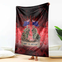 Australia And New Zealand ANZAC Day Blanket Soldiers Lest We Forget