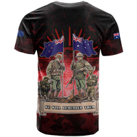 Australia And New Zealand ANZAC Day T Shirt Soldiers Lest We Forget LT05 - Polynesian Pride