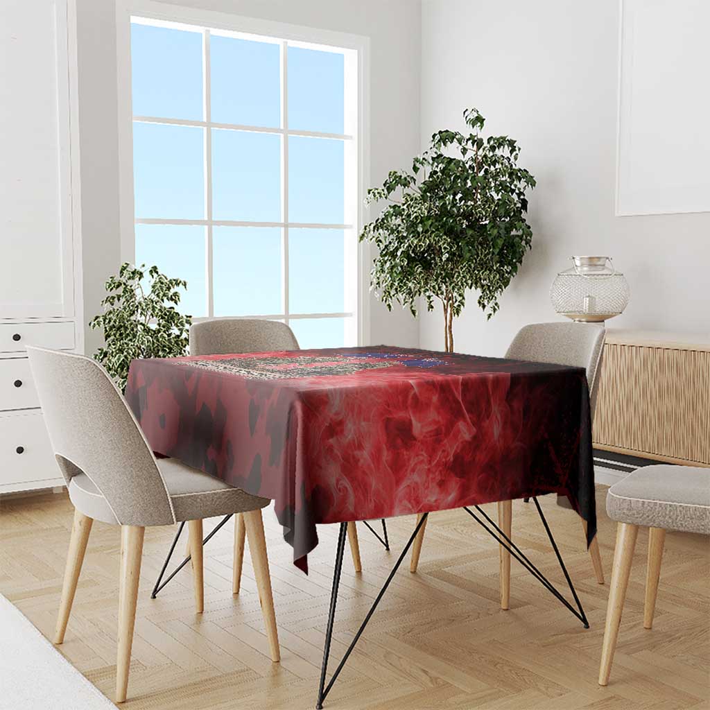 Australia And New Zealand ANZAC Day Tablecloth Soldiers Lest We Forget