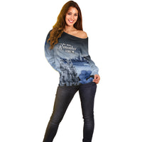 New Zealand ANZAC Day Off Shoulder Sweater HMNZS Achilles We Will Remember Them LT05 - Polynesian Pride