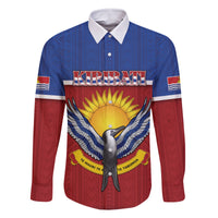 Kiribati 45th Independence Day Family Matching Mermaid Dress and Hawaiian Shirt Lesser Frigatebird Tribal Pattern