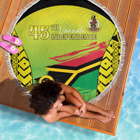 Vanuatu 45th Independence Beach Blanket Special Style - Polynesian Pride