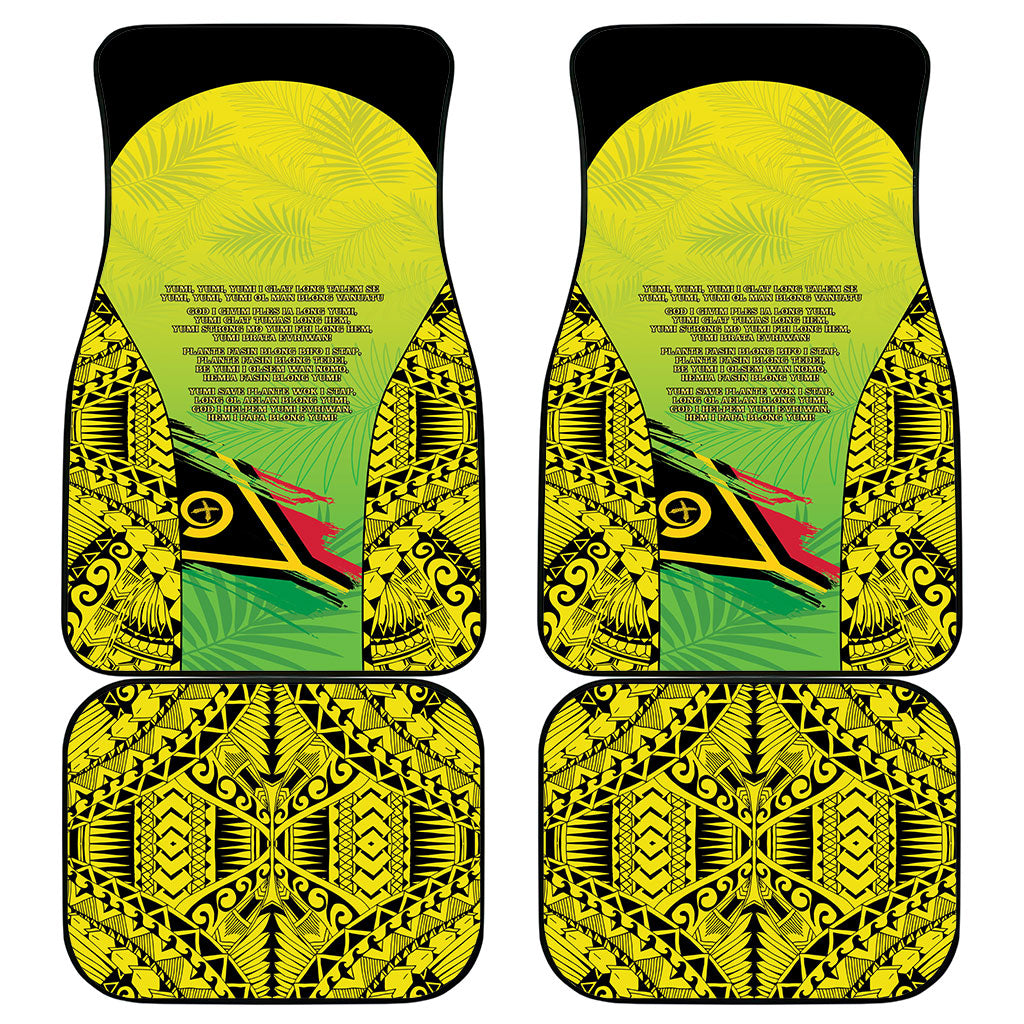 Vanuatu 46th Independence Car Mats Special Style LT05 - Polynesian Pride