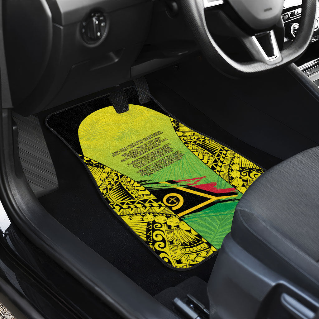 Vanuatu 46th Independence Car Mats Special Style LT05 - Polynesian Pride