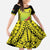 Vanuatu 45th Independence Family Matching Off The Shoulder Long Sleeve Dress and Hawaiian Shirt Special Style - Polynesian Pride