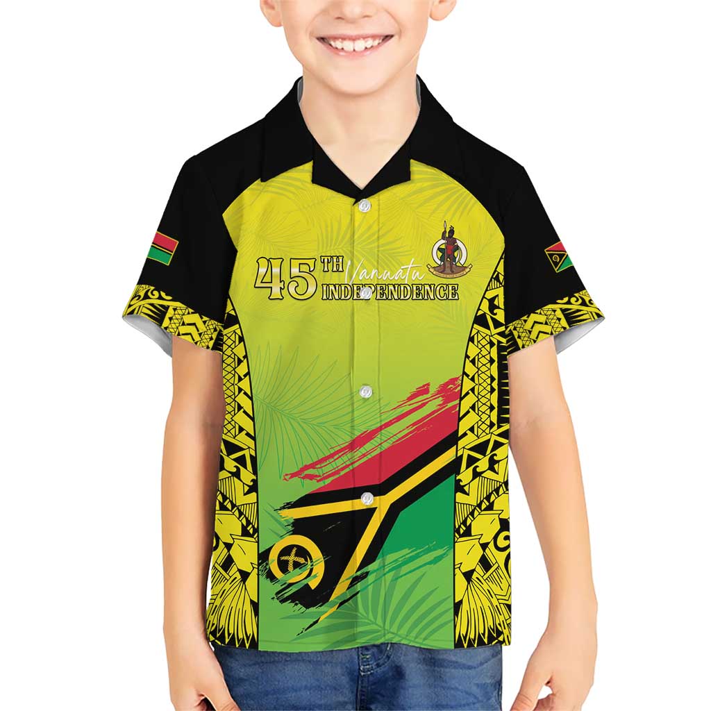 Vanuatu 45th Independence Hawaiian Shirt Special Style - Polynesian Pride