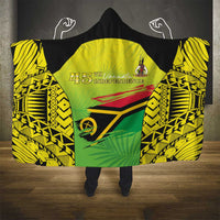 Vanuatu 45th Independence Hooded Blanket Special Style - Polynesian Pride