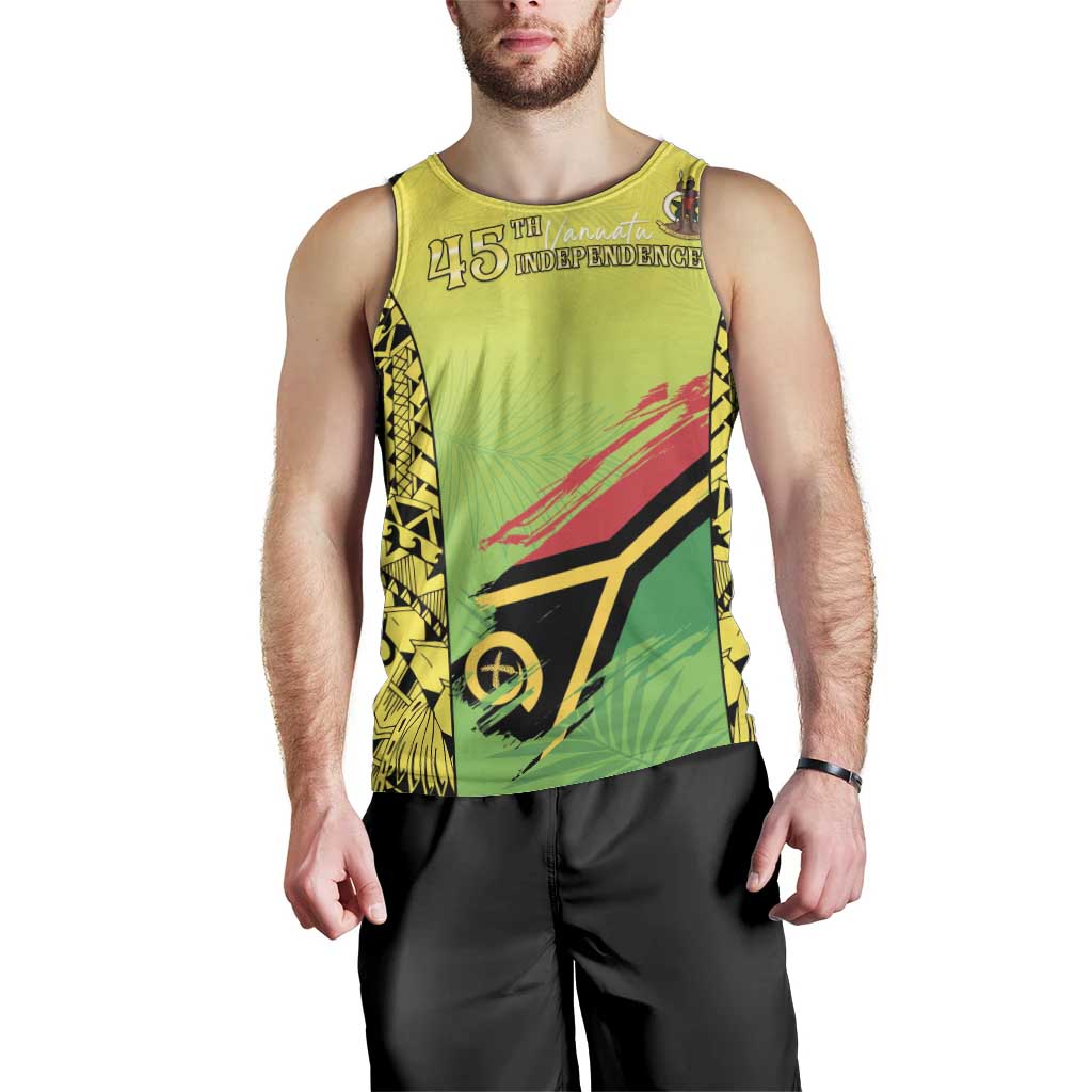 Vanuatu 45th Independence Men Tank Top Special Style - Polynesian Pride