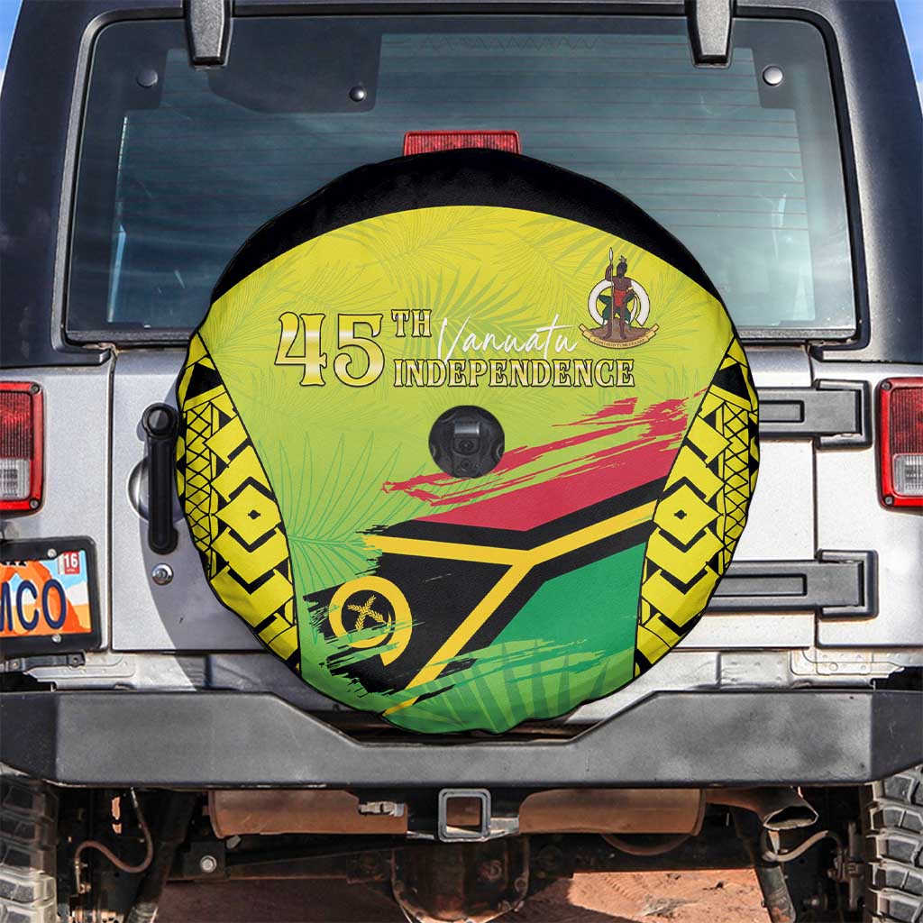 Vanuatu 45th Independence Spare Tire Cover Special Style - Polynesian Pride