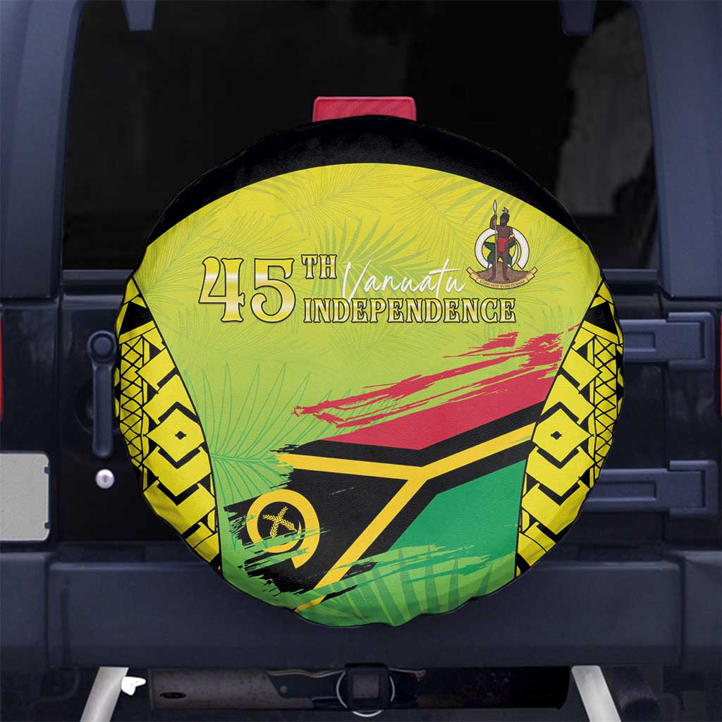 Vanuatu 45th Independence Spare Tire Cover Special Style - Polynesian Pride
