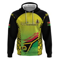 Vanuatu 45th Independence Zip Hoodie Special Style - Polynesian Pride