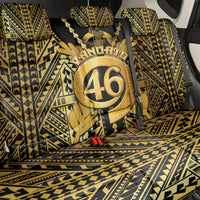 Vanuatu 46th Anniversary Of Independence Back Car Seat Cover Gold Style LT05 - Polynesian Pride