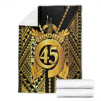 Vanuatu 45th Anniversary Of Independence Blanket Gold Style - Polynesian Pride