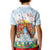 Hawaii And Japan Okinawa Kid Polo Shirt Aloha Gozaimasu Tiki With Shisa