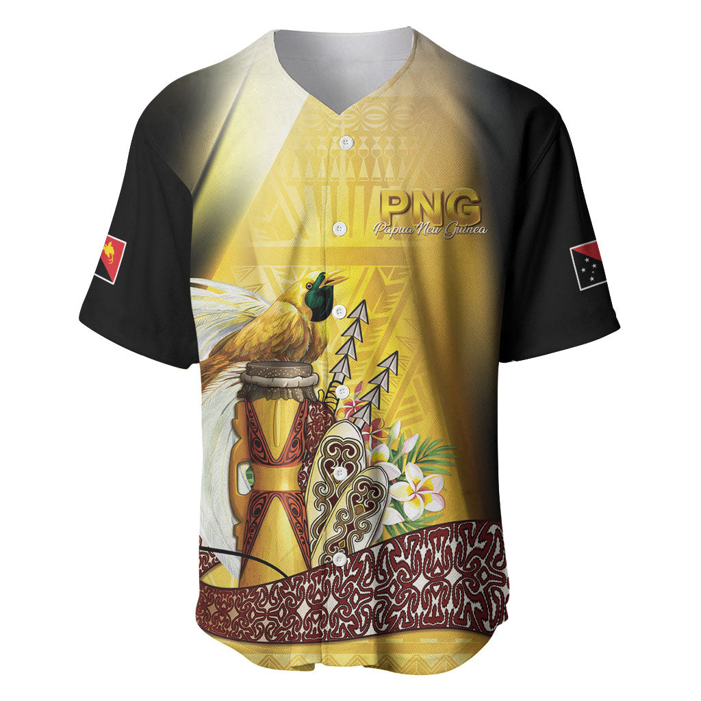 Papua New Guinea Baseball Jersey Independence Day Unique Style LT05 Gold - Polynesian Pride