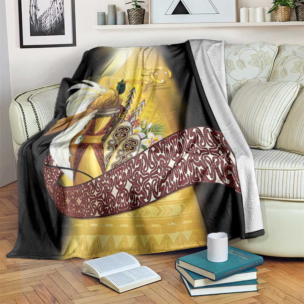 Papua New Guinea Blanket 50 Years Of Independence - Polynesian Pride