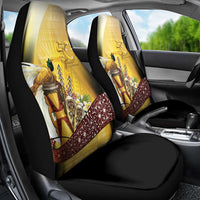 Papua New Guinea Car Seat Cover 50 Years Of Independence - Polynesian Pride