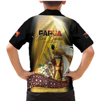 Papua New Guinea Family Matching Mermaid Dress and Hawaiian Shirt 50 Years Of Independence LT05 - Polynesian Pride