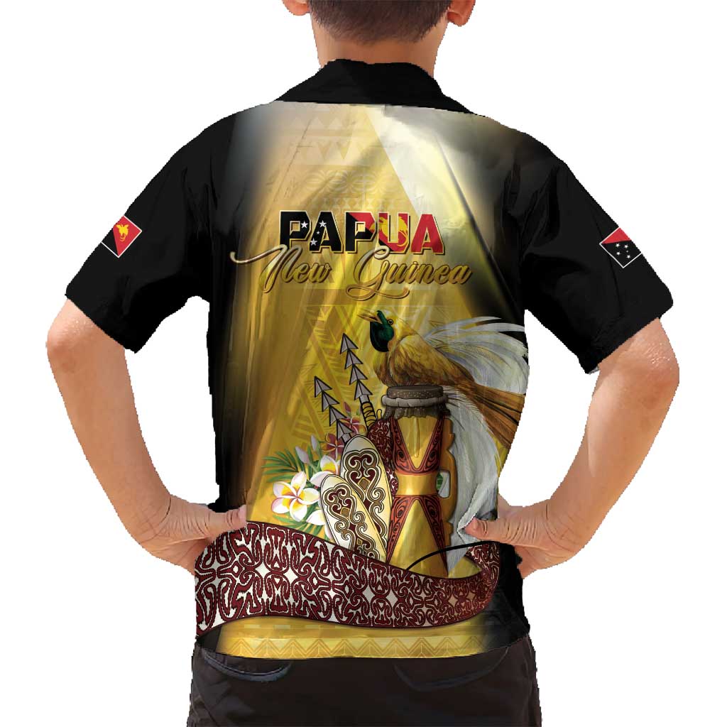 Papua New Guinea Family Matching Off Shoulder Maxi Dress and Hawaiian Shirt 50 Years Of Independence LT05 - Polynesian Pride