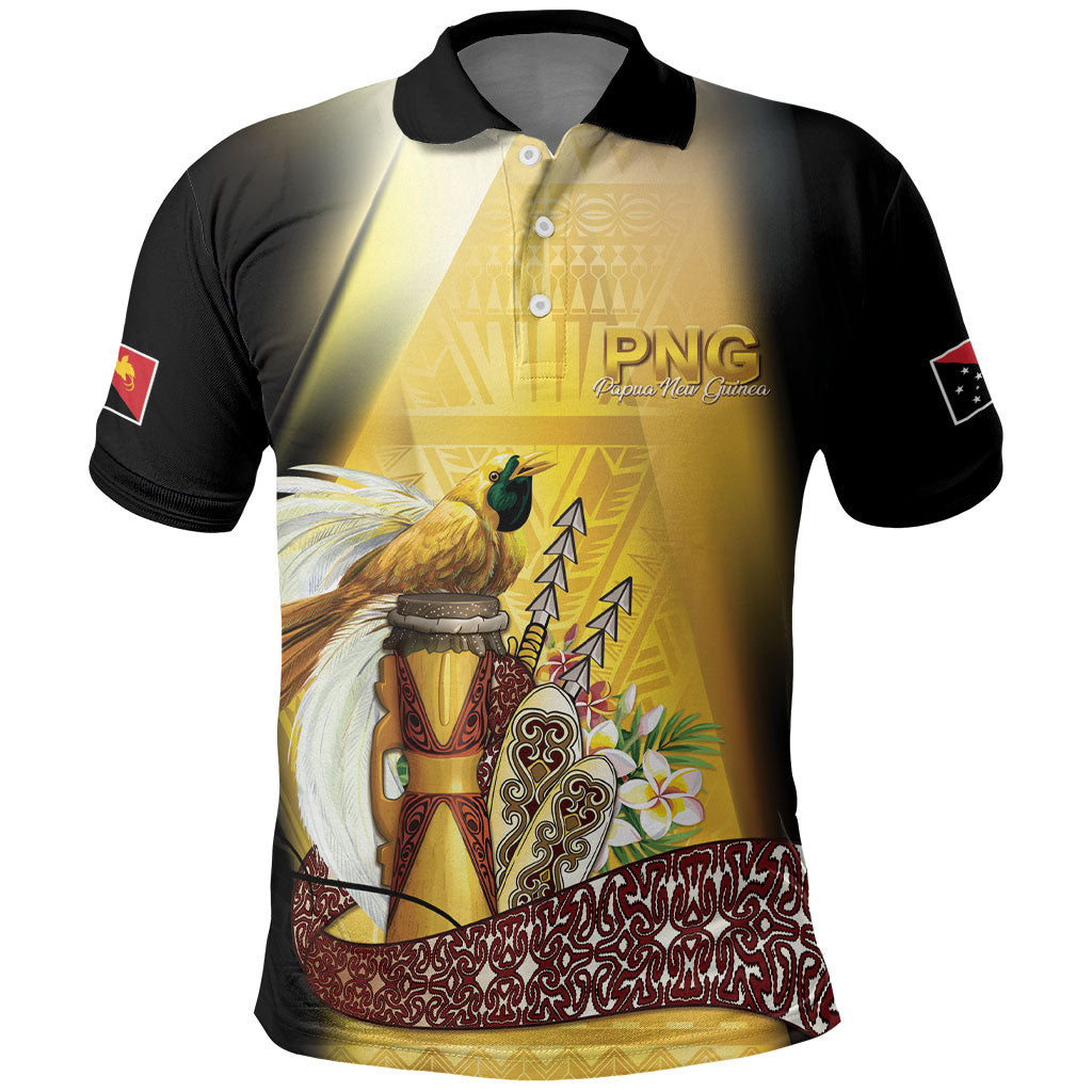 Papua New Guinea Polo Shirt Independence Day Unique Style LT05 Gold - Polynesian Pride