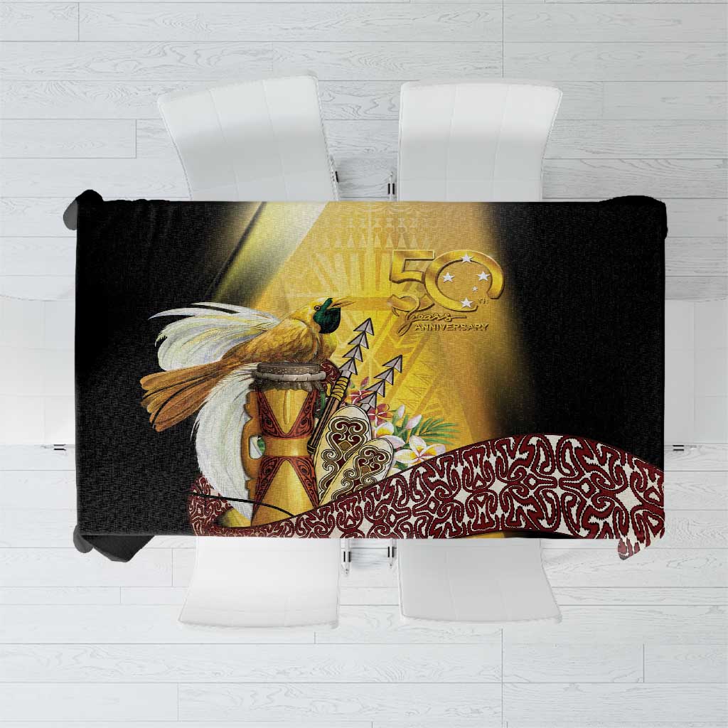 Papua New Guinea Tablecloth 50 Years Of Independence - Polynesian Pride