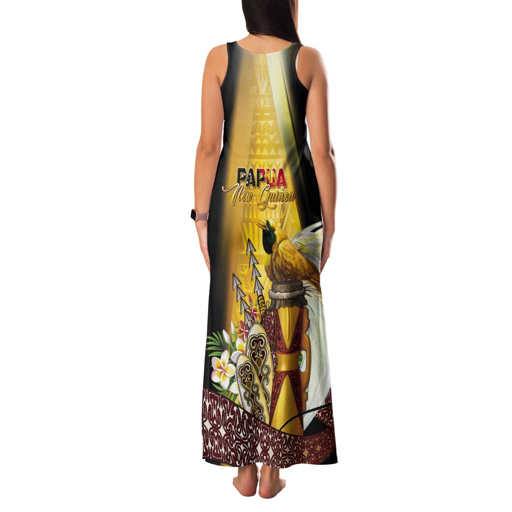 Papua New Guinea Tank Maxi Dress 50 Years Of Independence - Polynesian Pride