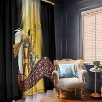 Papua New Guinea Window Curtain Independence Day Unique Style LT05 - Polynesian Pride