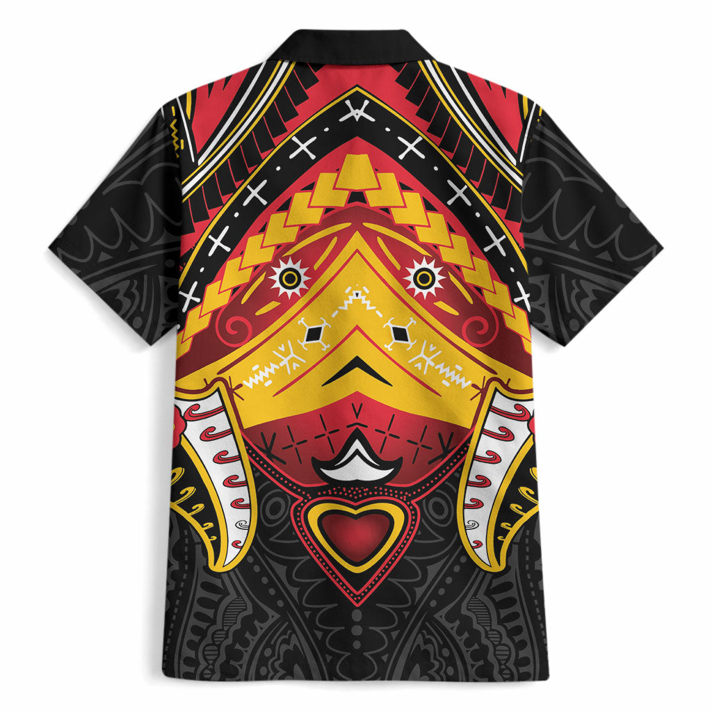 Papua New Guinea Independence Day Hawaiian Shirt Tribal Mask LT05 - Polynesian Pride