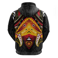 Papua New Guinea Independence Day Hoodie Tribal Mask - Polynesian Pride