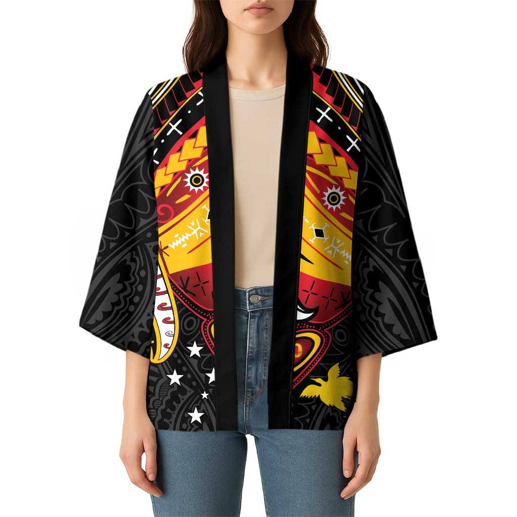 Papua New Guinea Independence Day Kimono Tribal Mask - Polynesian Pride
