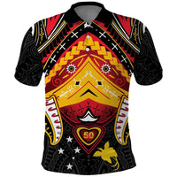 Papua New Guinea Independence Day Polo Shirt Tribal Mask - Polynesian Pride
