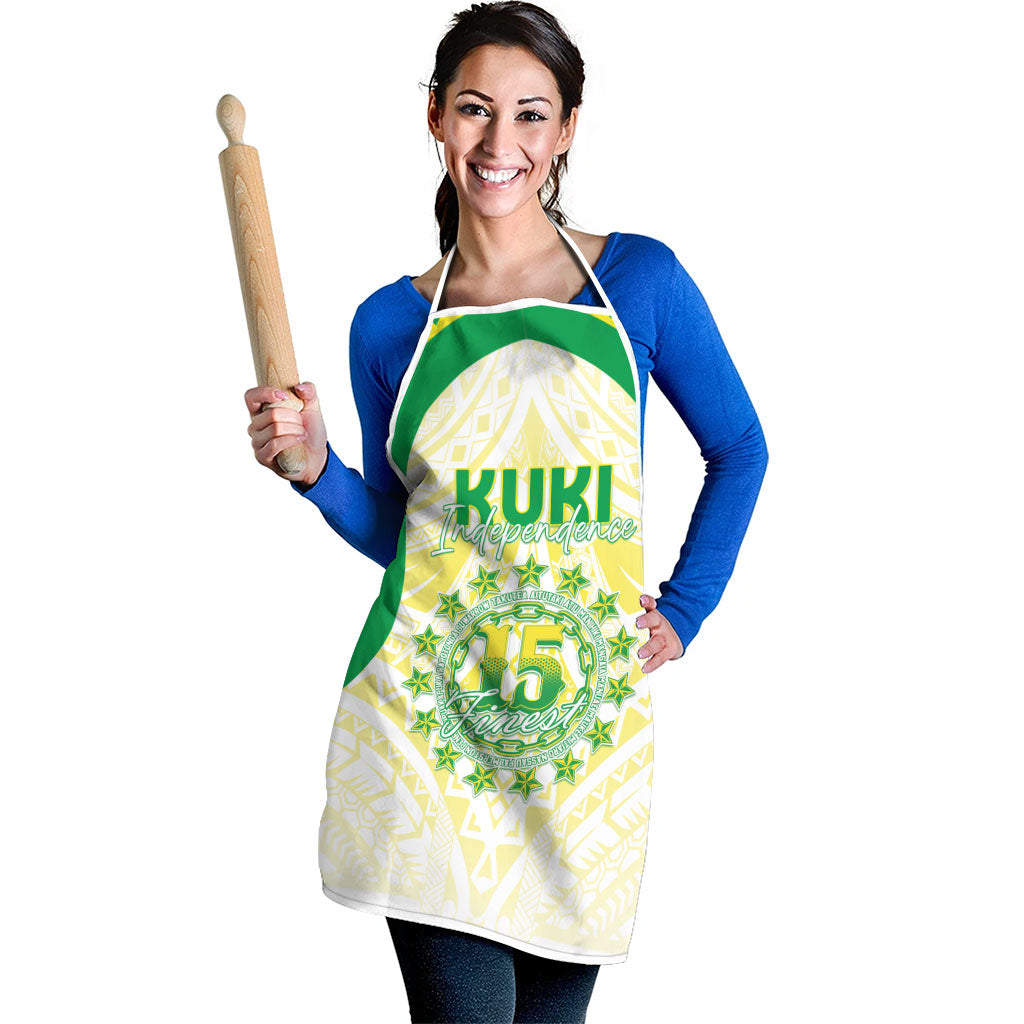 Kuki Independence 2026 Apron Cook Islands 15 Finest White Version