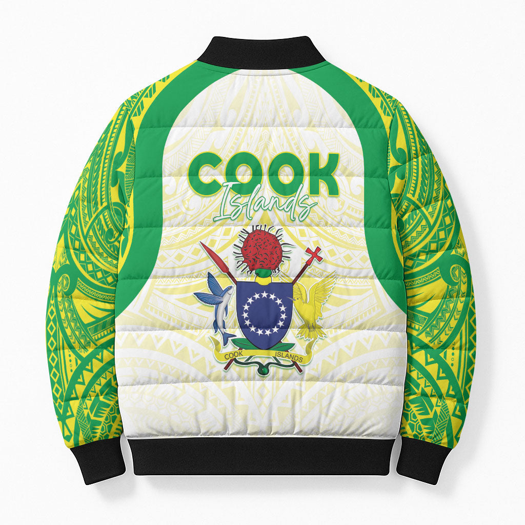 Kuki Independence 2026 Bomber Puffer Jacket Cook Islands 15 Finest White Version